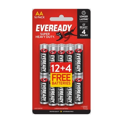 EVEREADY Super Heavy Duty AA Batteries 16 Pack