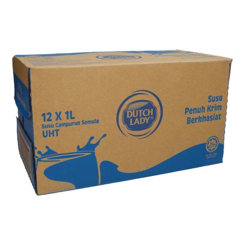 DUTCH LADY Full Cream Milk 1 L x 12