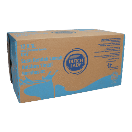 DUTCH LADY UHT Low Fat Milk 1 L x 12