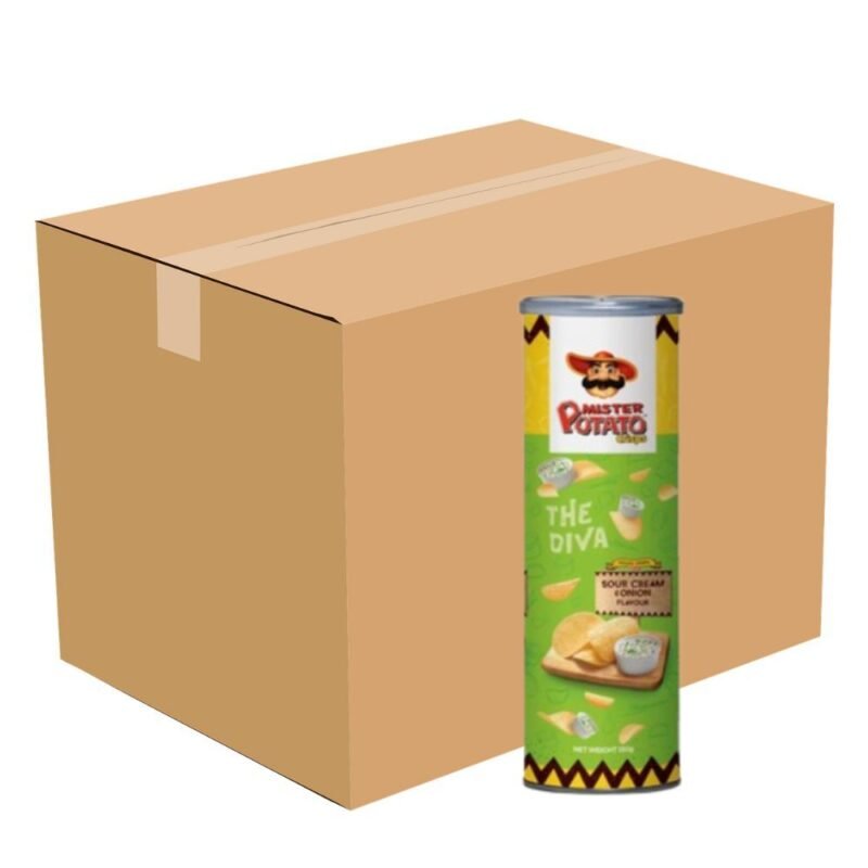 MISTER POTATO Sour Cream & Onion Crisps 125 g