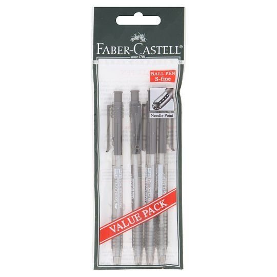 FABER CASTELL Super Click X5 Ball Pen 0.5 Black x 4