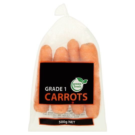 Green Fresh Grade 1 Carrots 500 g