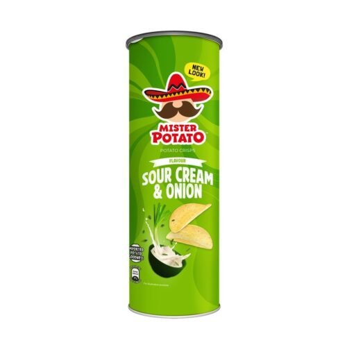MISTER POTATO Sour Cream & Onion Crisps 125 g