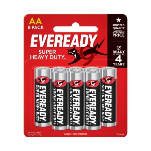 EVEREADY Super Heavy Duty AA Batteries 8 Pack