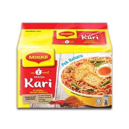 MAGGI 2 Minute Noodles Curry 5 Packs x 79g