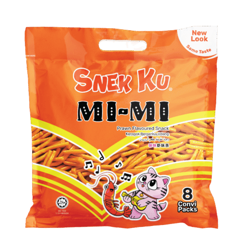 SNEKKU Mi-Mi Prawn Flavoured Snack 8 x 20 g