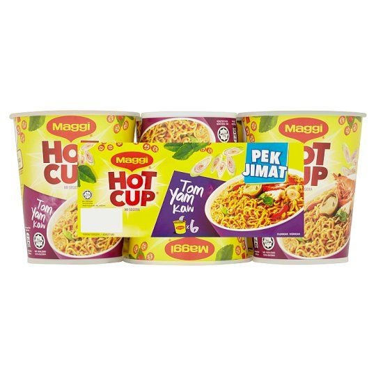 MAGGI Hot Cup Tom Yam Kaw 6 Cups x 60 g