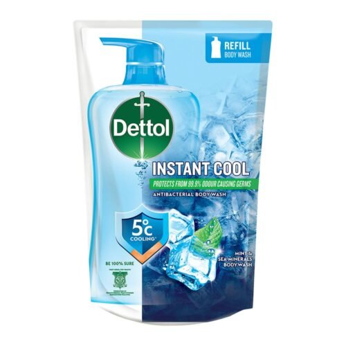 Dettol Instant Cool Antibacterial Body Wash Refill 800 ml