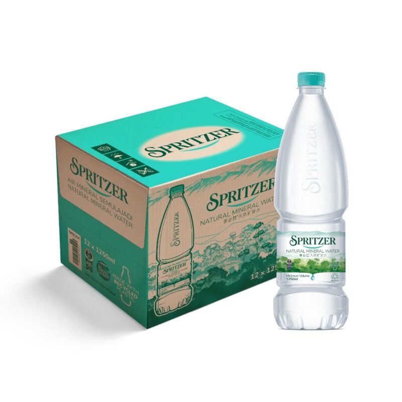 SPRITZER Natural Mineral Water 1.25 L x 6