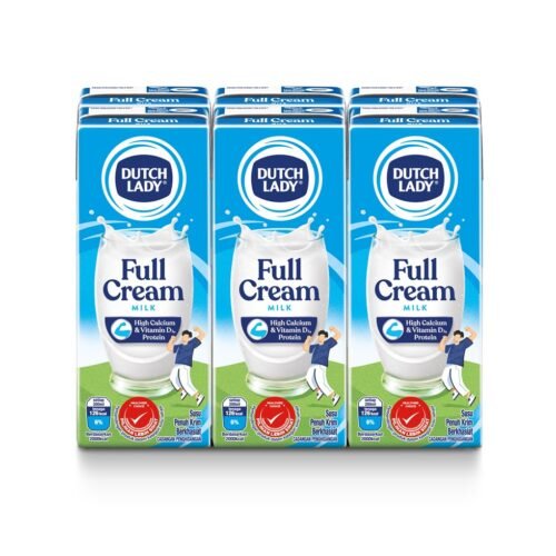 DUTCH LADY Full Cream Milk 200 ml x 6