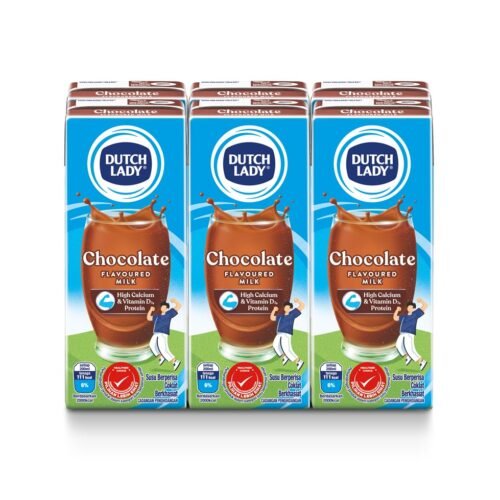 DUTCH LADY Chocolate Flavoured Milk 200 ml x 6