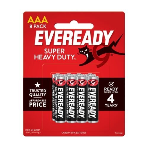 EVEREADY Super Heavy Duty AAA Batteries 8 Pack
