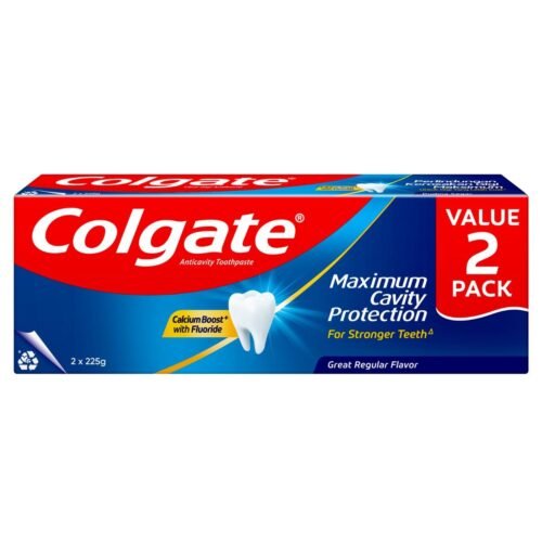 COLGATE Maximum Cavity Protection Great Regular Flavor 225 g x 2