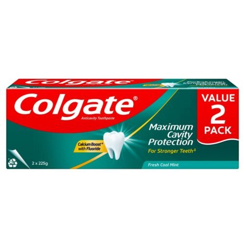 Colgate Maximum Cavity Protection Fresh Cool Mint Toothpaste 225 g x 2
