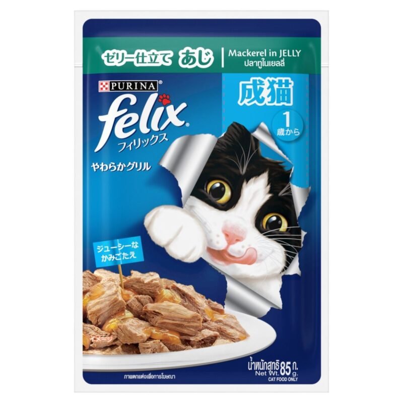 FELIX Adult Mackerel in Jelly 85 g