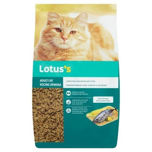LOTUSS Adult Cat Food Tuna Flavour 1.3 kg