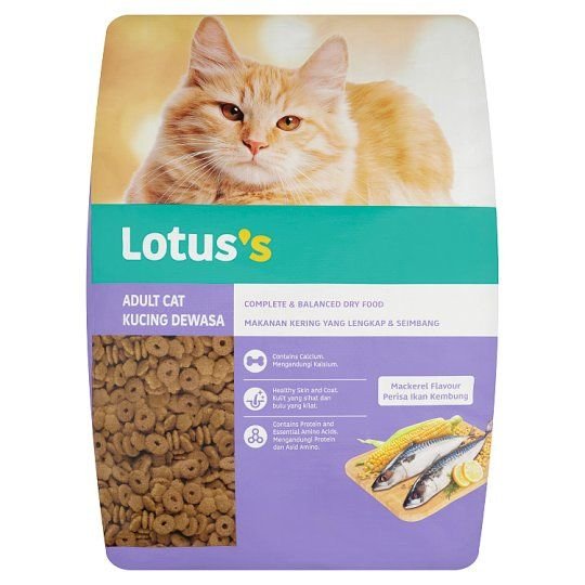 LOTUSS Adult Cat Food Mackerel Flavour 7 kg