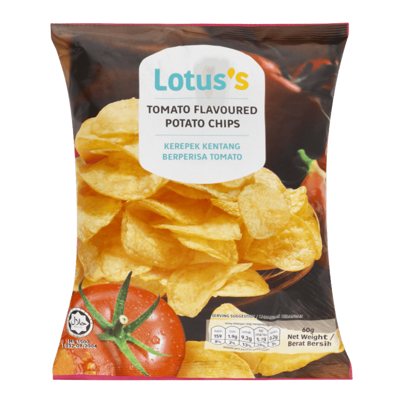 LOTUSS Tomato Flavoured Potato Chips 60 g