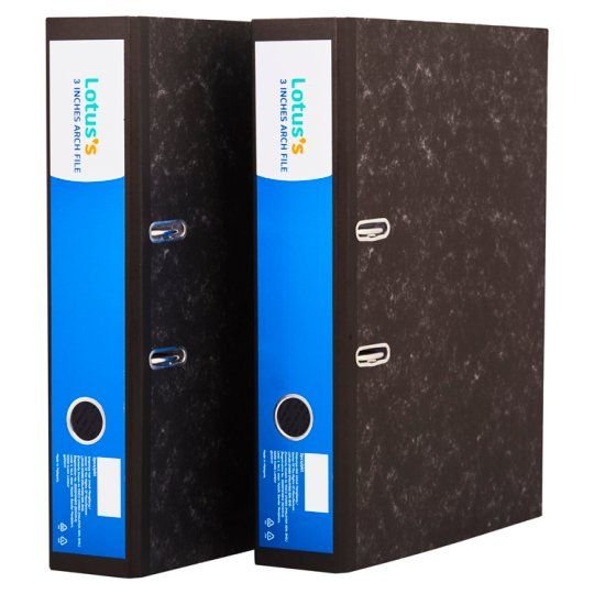 LOTUSS 3 Inch Arch File 2 Pack
