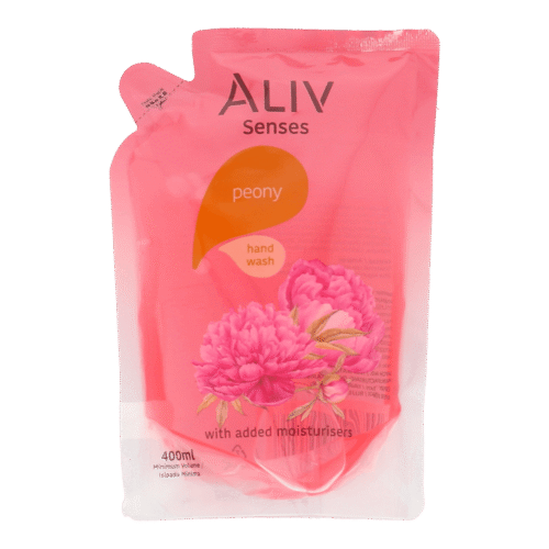 ALIV Hand Wash Pouch 400ml Peony