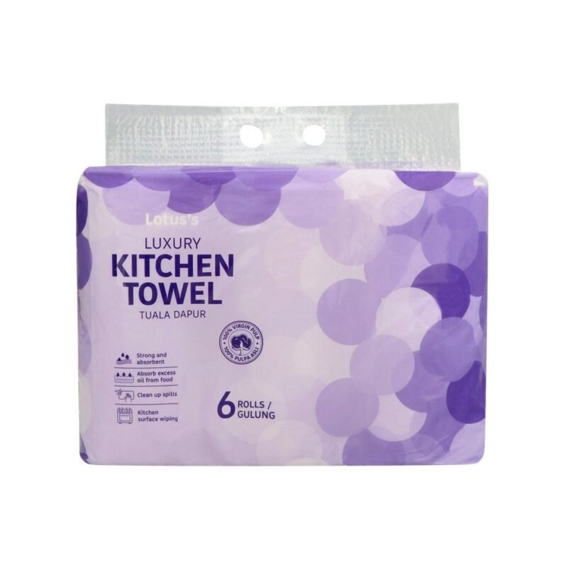 LOTUSS Luxury Kitchen Towel 6 Rolls