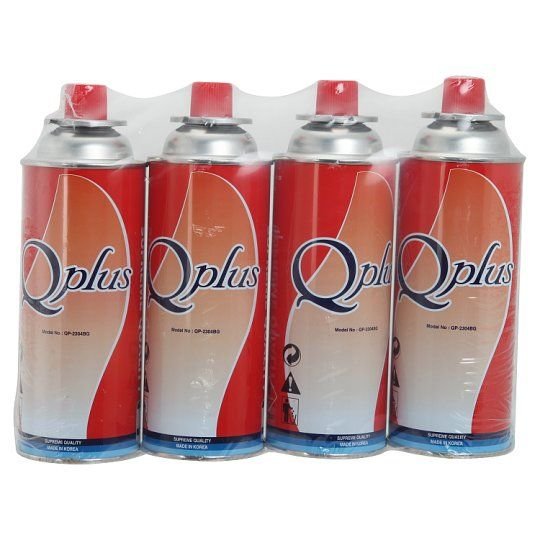 QPLUS Butane Gas 230 g x 4