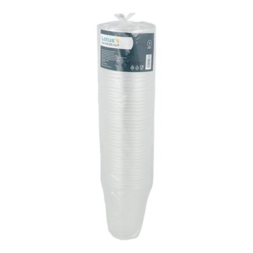 LOTUSS 8 Oz Plastic Cup x 50