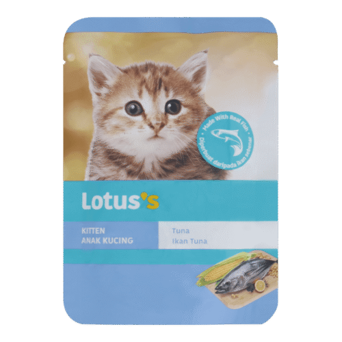 LOTUSS Kitten Tuna Wet Cat Pouch 75 g