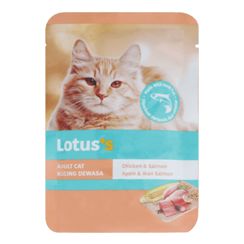 LOTUSS Adult Cat Chicken & Salmon 75 g