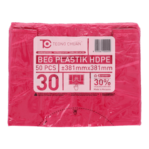 TEONG CHUAN Beg Plastik HDPE 381mm x 381mm x 50