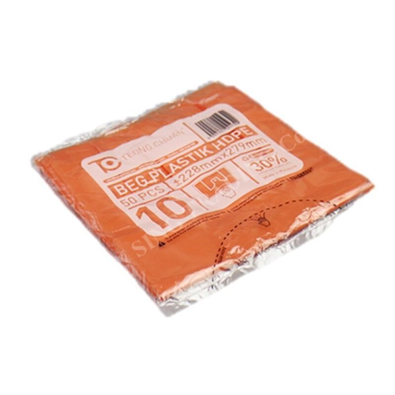 Teong Chuan HDPE Singlet Bag SB10 9x11in 50 Pieces