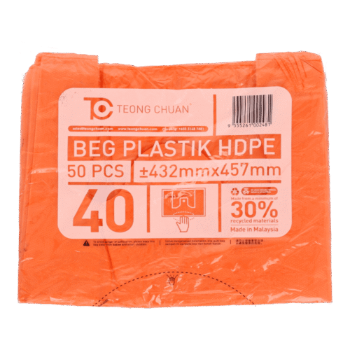 TEONG CHUAN Beg Plastik HDPE 50 Pieces 432mm x 457mm