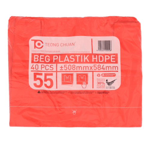 TEONG CHUAN HDPE Singlet Bag SB55 508mm x 584mm x 40
