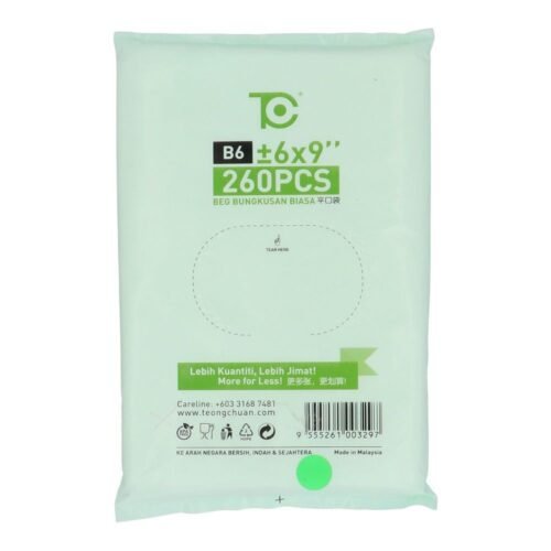 Teong Chuan HDPE Plastic Nipis B6 6x9 Inch x 260