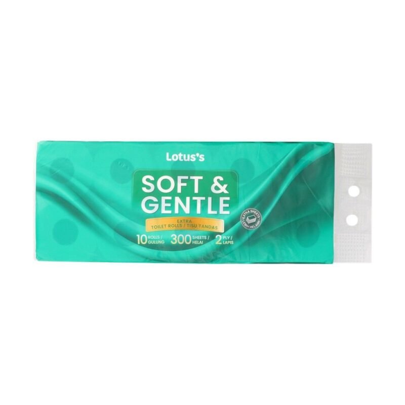 LOTUSS Extra Toilet Roll 300 Sheets x 10 Rolls