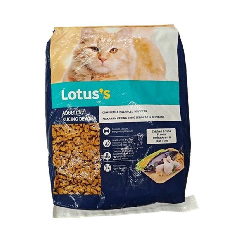LOTUSS Adult Cat Food Chicken & Tuna Flavour 7 kg