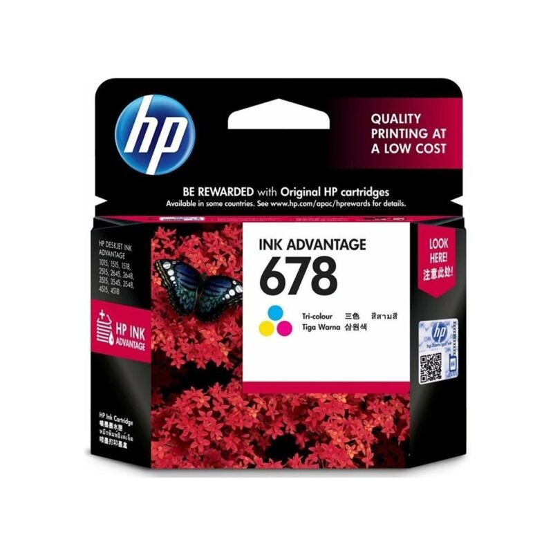 HP 678 Tri-Color Ink Cartridge CZ108AA