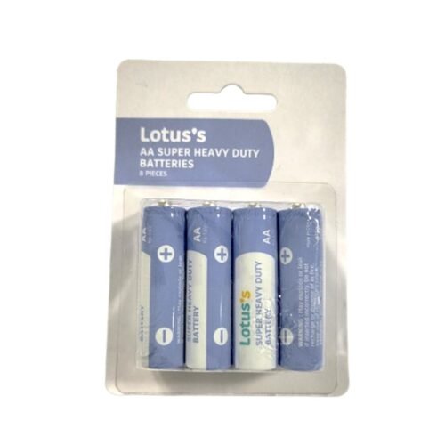 Lotus's Super Heavy Duty AA Batteries 8 Pieces