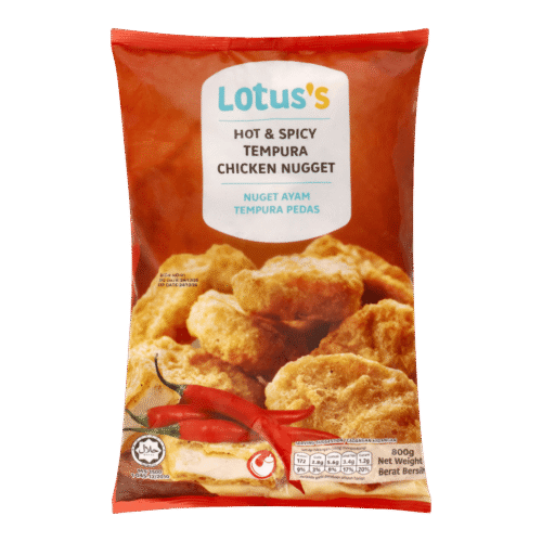 LOTUSS Hot & Spicy Tempura Chicken Nugget 800 g
