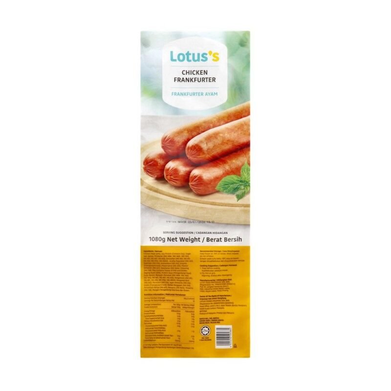 LOTUSS Chicken Frankfurter 1080 g