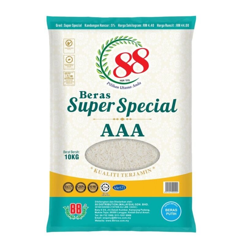 88 Super Special AAA Rice 10 kg
