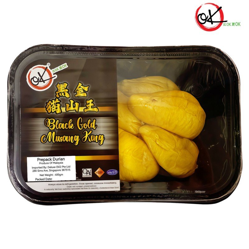 OK Durian Black Gold MSW 400g – Premium Fresh Durian Fruit